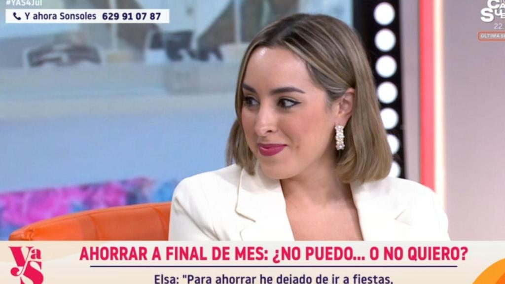 Mar, de 28 años, en el programa 'Y Ahora Sonsoles'.