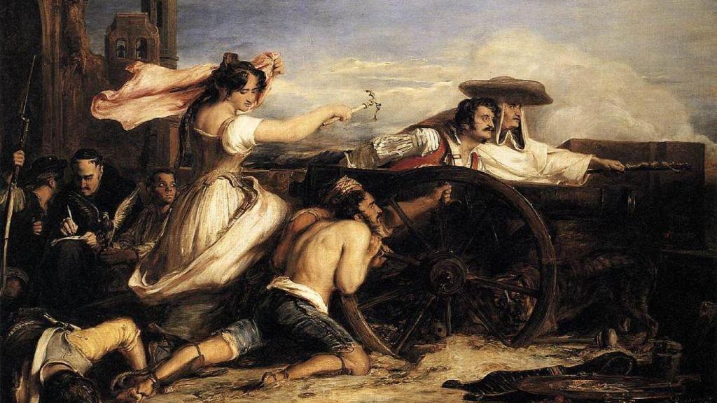 David Wilkie: 'La defensa de Zaragoza', 1828