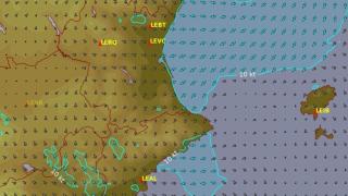 Mapa meteorológico de la Aemet para el lunes 7 de julio.
