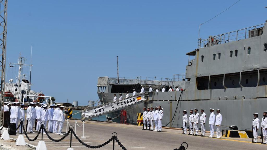 Acto de baja oficial del Contramaestre Casado.