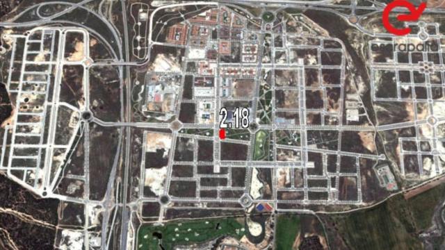 Solar subastado en Yebes.