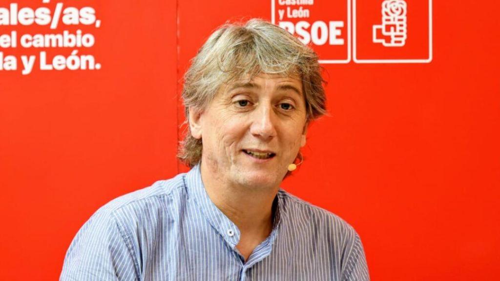 El secretario general del PSOE de Castilla y León, Carlos Martínez