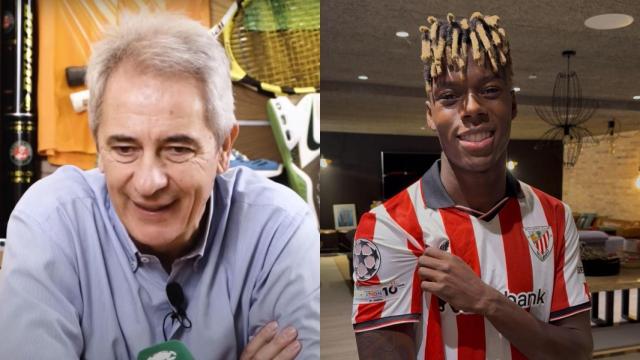 Manolo Lama y Nico Williams.