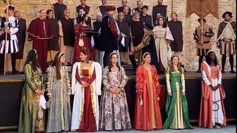 Mojados recrea el encuentro entre Carlos V y Fernando de Habsburgo