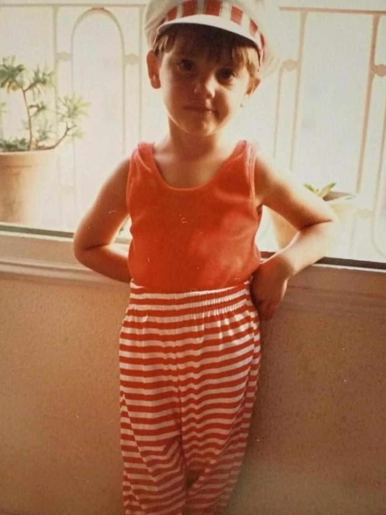 Alba tubilla de pequeña.