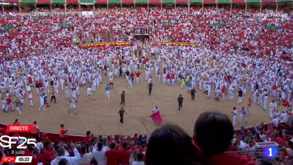 Fin al segundo encierro.