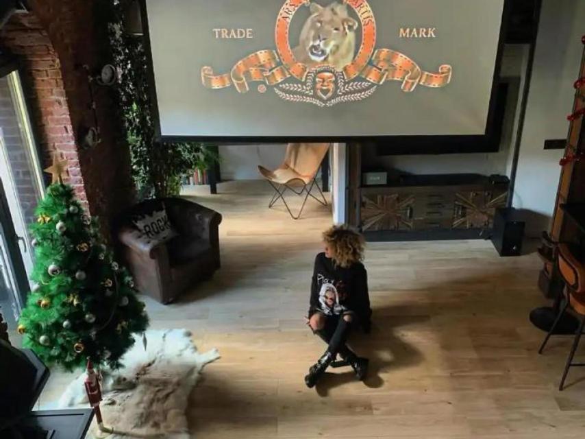 El salón de Sheila Casas desde arriba.