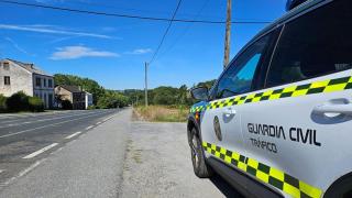 Un coche de la Guardia Civil de Tráfico.