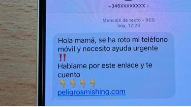 Estafa del hijo en apuros