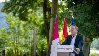 Emiliano García-Page participó en la mañana del lunes en un acto en la provincia de Cuenca.