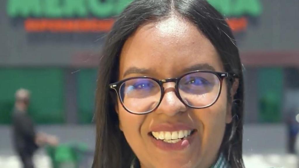 Argelis, empleada de Mercadona.