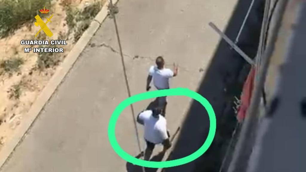 Momento previo a una de las trifulcas ocurridas en Fraga