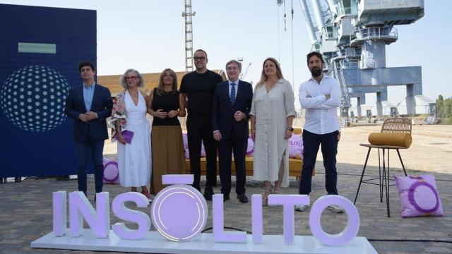 Foto de familia de la presentación del festval Isólito.