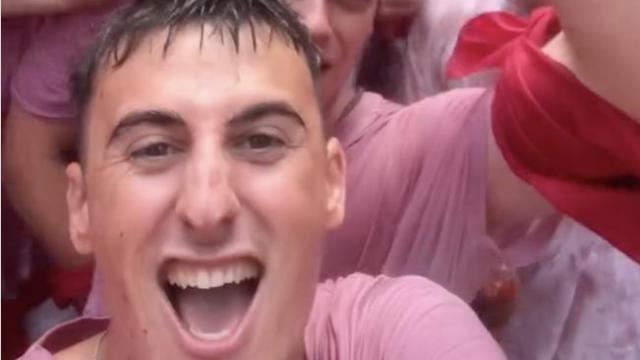 Diego Rincón en San Fermín.