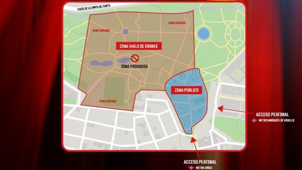 Plano del espectáculo