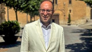 Marcos Iglesias, alcalde de Ciudad Rodrigo, en una entrevista para EL ESPAÑOL de Castilla y León