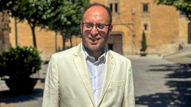 Marcos Iglesias, alcalde de Ciudad Rodrigo, en una entrevista para EL ESPAÑOL de Castilla y León