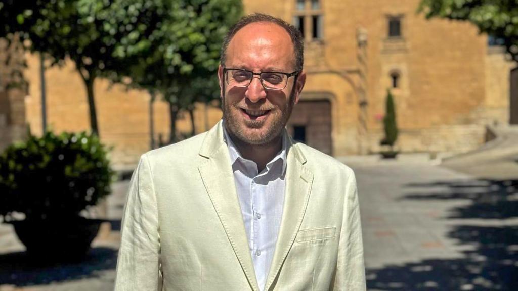 Marcos Iglesias, alcalde de Ciudad Rodrigo, en una entrevista para EL ESPAÑOL de Castilla y León