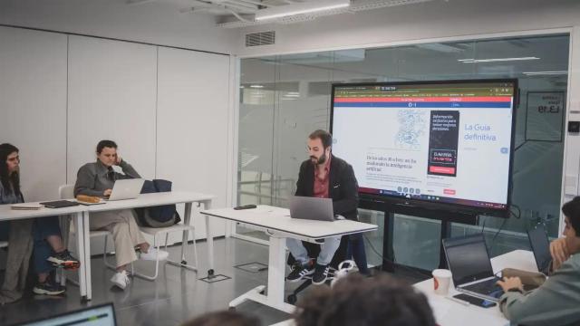 Clase de inteligencia artificial del Máster de Periodismo de EL ESPAÑOL
