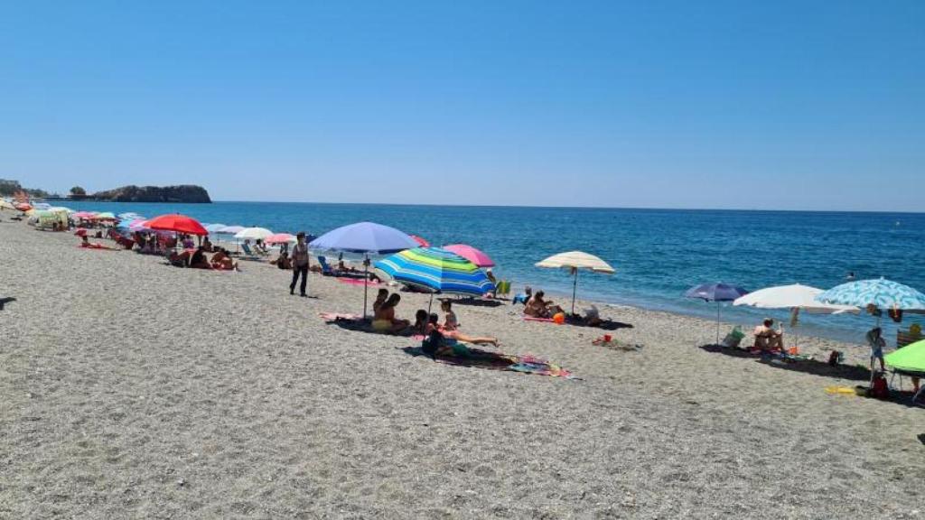 Playa de la Guardia.