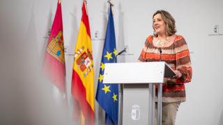Patricia Franco, en la rueda de prensa posterior al Consejo de Gobierno.
