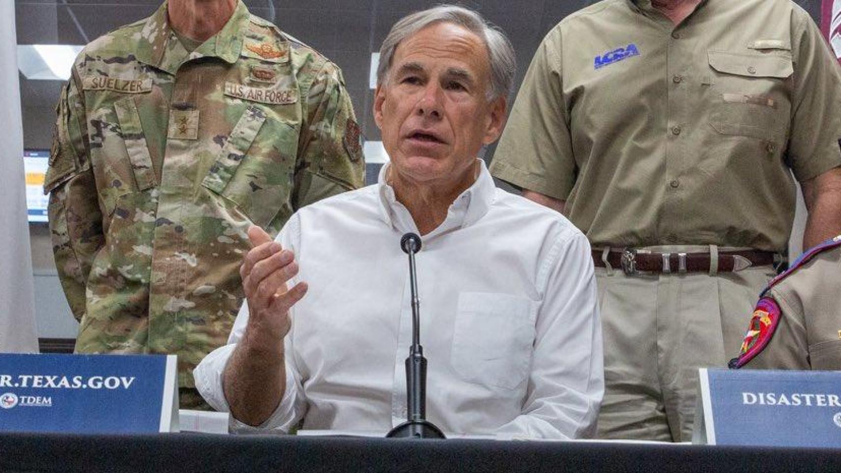 Greg Abbott, gobernador de Texas.