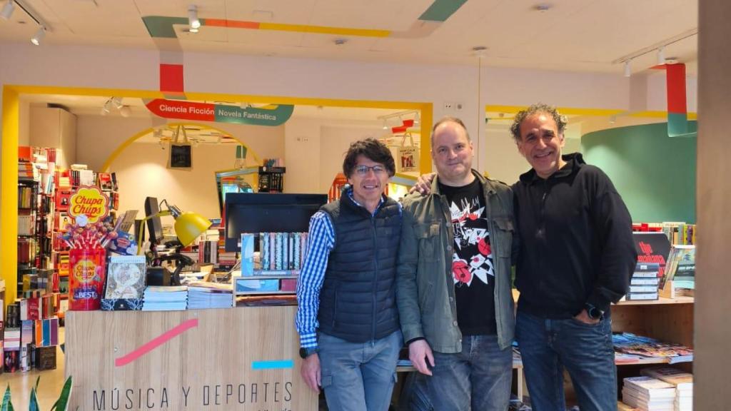 Los tres socios de Música y Deportes