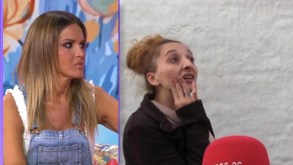 Marta López comentando la muerte de Michu en Telecinco.