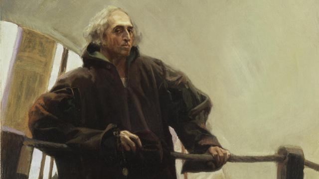 Cristóbal Colón retratado por Joaquín Sorolla (1910)