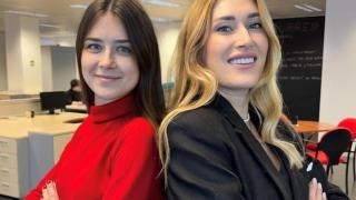 Equipo directivo de LetMeCharge: Alona Kakiuzhna (COO) y Uliana Torkunova (CEO).