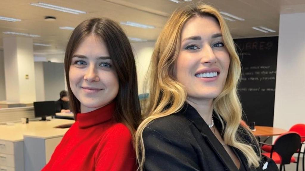 Equipo directivo de LetMeCharge: Alona Kakiuzhna (COO) y Uliana Torkunova (CEO).