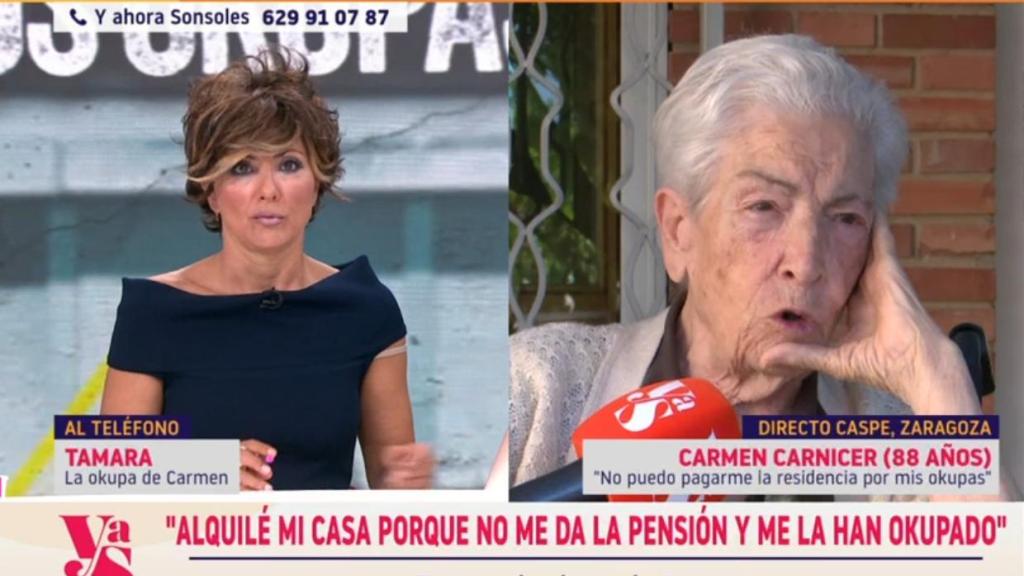 Sonsoles Ónega y Carmen Carnicer.