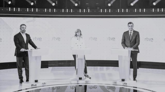 Imagen del último debate electoral en RTVE, en 2023.
