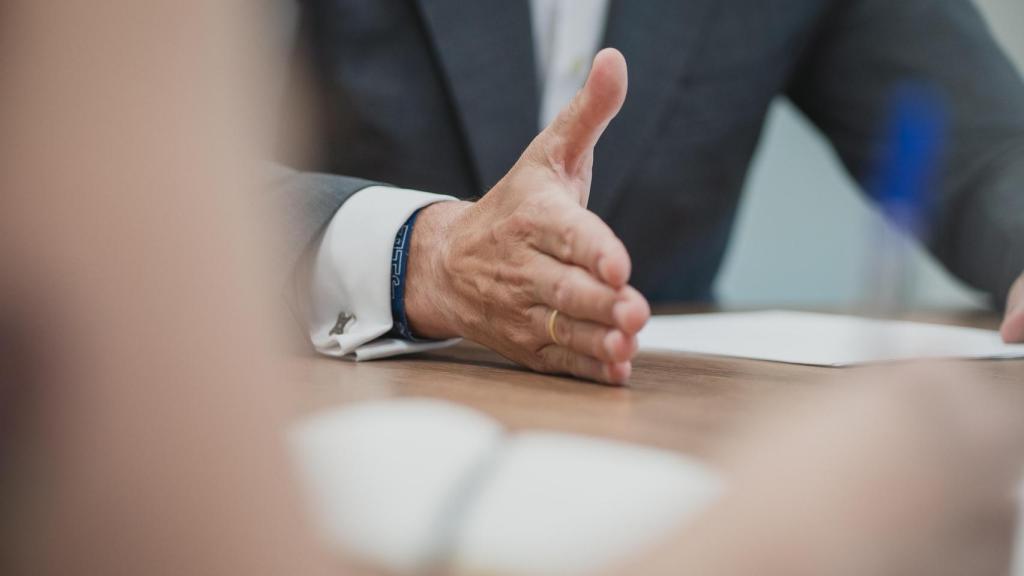 Plano detalle en una entrevista de Fidel López Soria, consejero delegado de Redexis, con EL ESPAÑOL-Invertia.