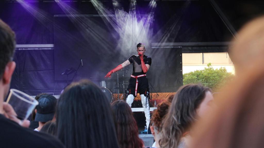 Actuación de Rivadulla en el Atlantic Pride 2025 en A Coruña.