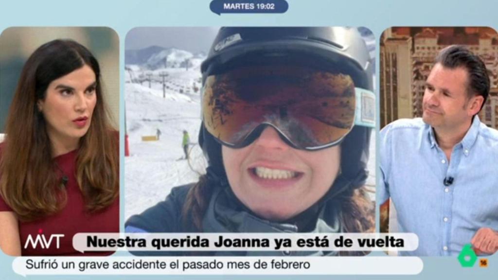 Joanna Ivars junto a Iñaki López.