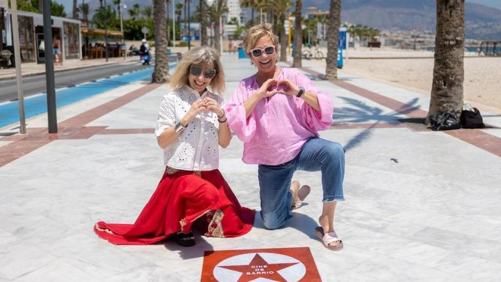 Inauguración de la estrella de 'Cine de Barrio' en el Festival de Cine de l’Alfàs del Pi.