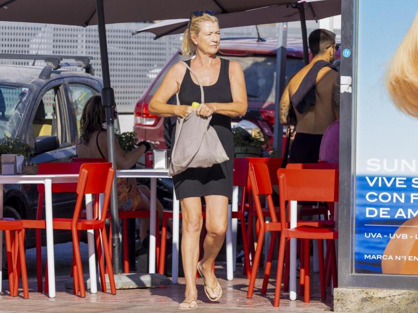 Ana Duato en Ibiza tras conocer su sentencia.