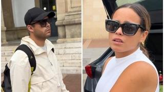 José Fernando Ortega, arropado por Gloria Camila, tras el fallecimiento de Michu.