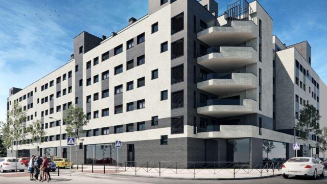 Infografía de las 65 viviendas del edificio Océano Ártico que se quiere construir en Rivas.