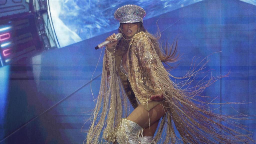 Jennifer López, en Pontevedra. Foto: EFE/ Lavandeira Jr