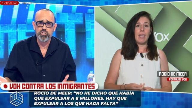 Risto Mejide y Rocío de Meer, en 'Todo es mentira'.