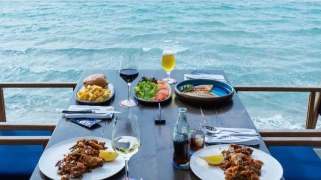 Una mesa en Villa Bandida.