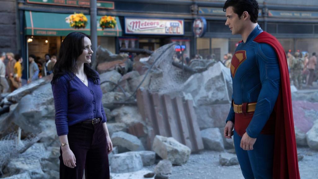 Rachel Brosnahan y David Corenswet, en 'Superman'