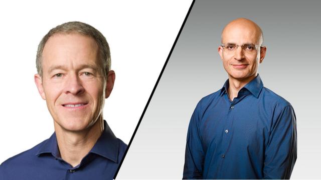 A la izquierda: Jeff Williams. A la derecha: Sabih Kahn.