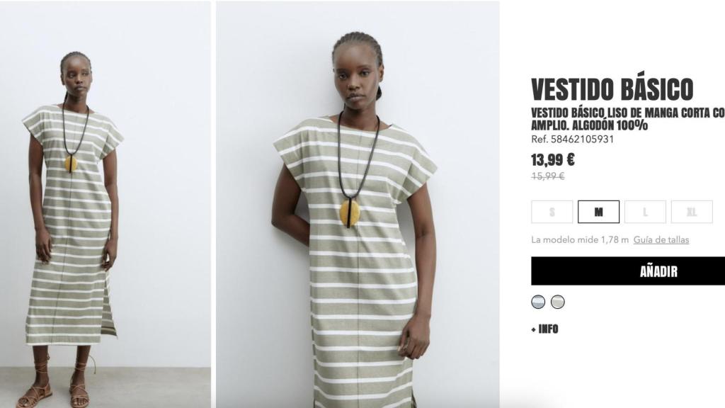 Vestido básico. Ref. 58462105931