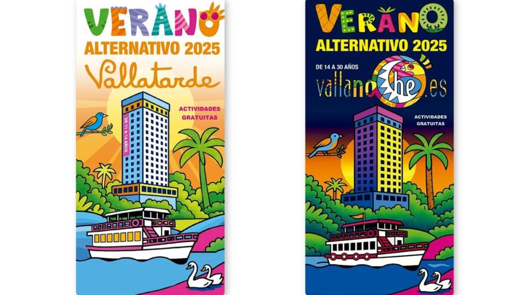 Carteles de ambas opciones.