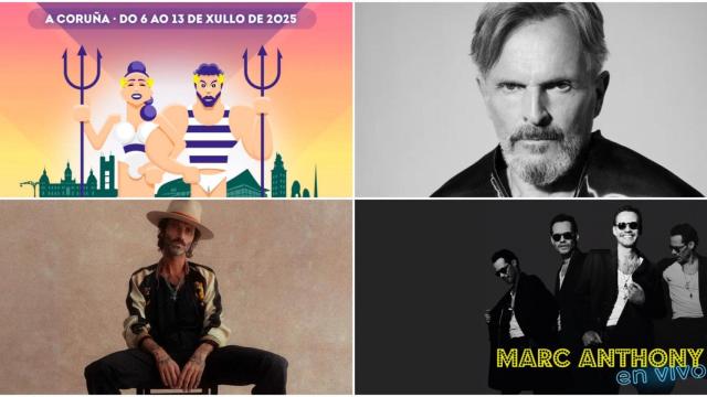 Planes del fin de semana en A Coruña: Llega el Atlantic Pride, Miguel Bosé, Leiva y Marc Anthony