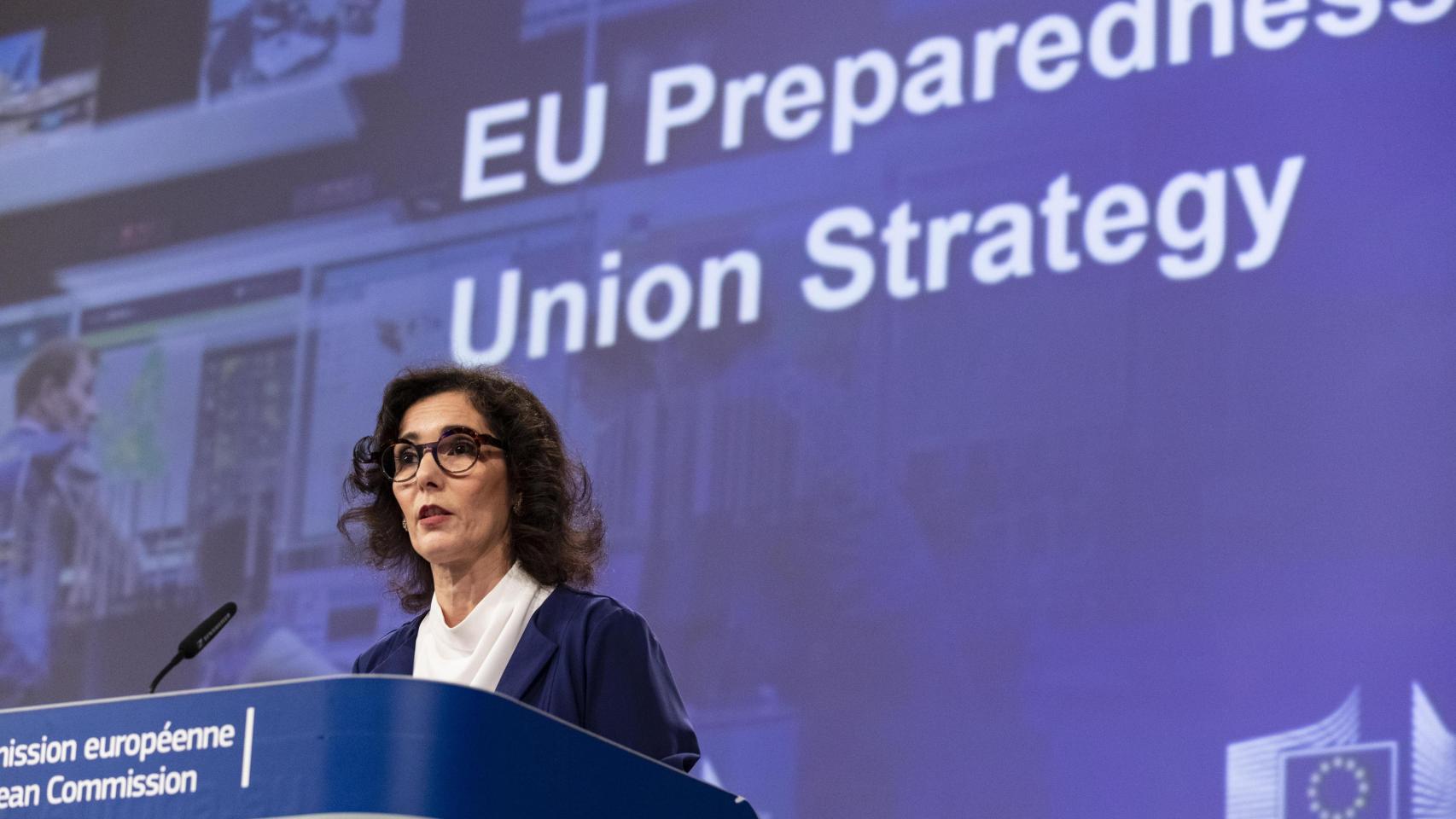 La comisaria de Gestión de Crisis, Hadja Lahbib