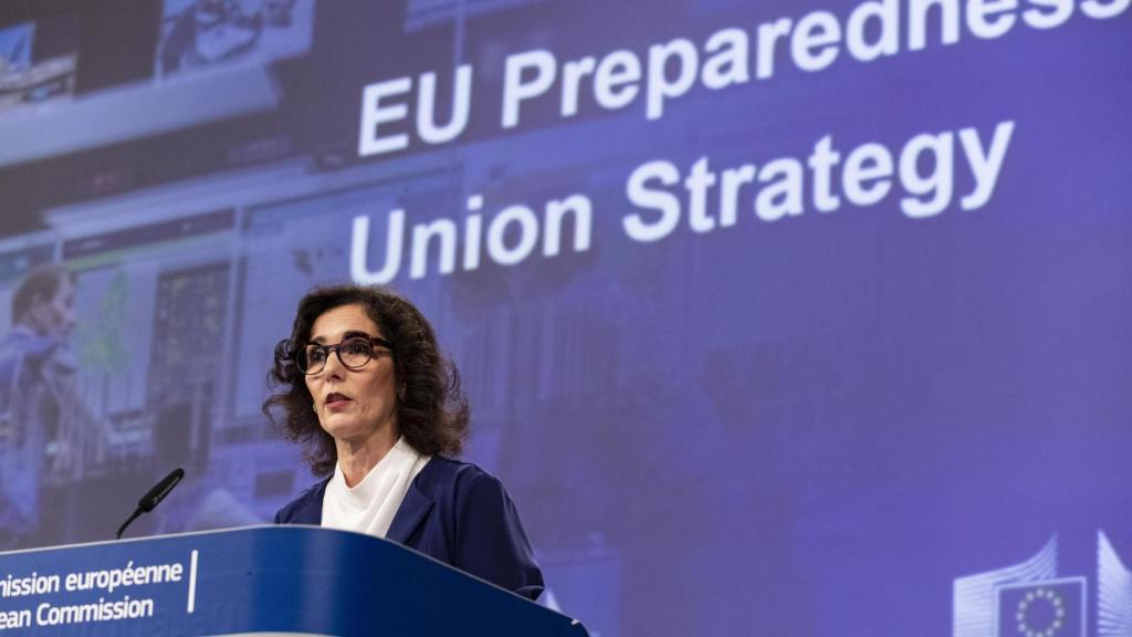 La comisaria de Gestión de Crisis, Hadja Lahbib